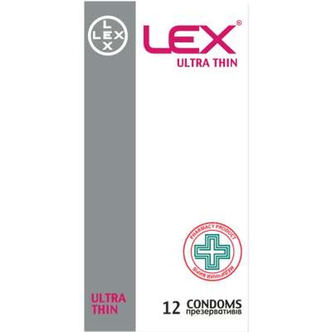Презервативи Lex Condoms Ultra Thin 12 шт. (4820144771958)