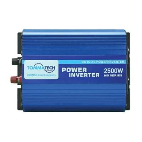 Автомобільний інвертор 12V/220V MS-2500 2500W, approximate sinusoid, USB, Shuko*2 Tommatech (29448)