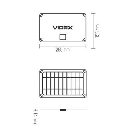 Портативна сонячна панель Videx VSO-F505U