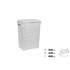 Кошик для білизни Violet House 0726 Ротанг White 55 л (0726 Ротанг W 55 л)