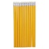 Олівець графітний H-Tone НВ, з гумкою, жовтий, уп. 12 шт (PENCIL-HT-JJ30105B)