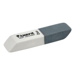 Гумка Axent soft Duo, white-grey (display) (1185-А)
