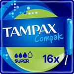 Тампони Tampax Compak Super с апликатором 16 шт (4015400219712)