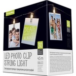 Гірлянда ColorWay 30 LED, 4.5м, гирлянда с прищепками (CW-LCP-30L45B)
