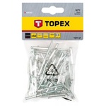 Заклепки Topex алюмінієві, 50 шт., 3.2x10 мм (43E302)
