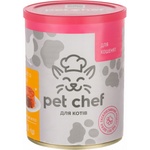 Паштет для котів Pet Chef з куркою для кошенят 360 г (4820255190389)