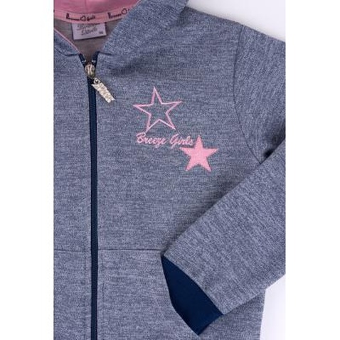 Спортивний костюм Breeze з рожевими лампасами (9553-140G-blue)