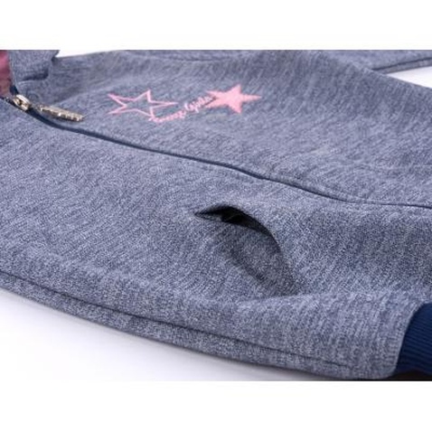 Спортивний костюм Breeze з рожевими лампасами (9553-140G-blue)