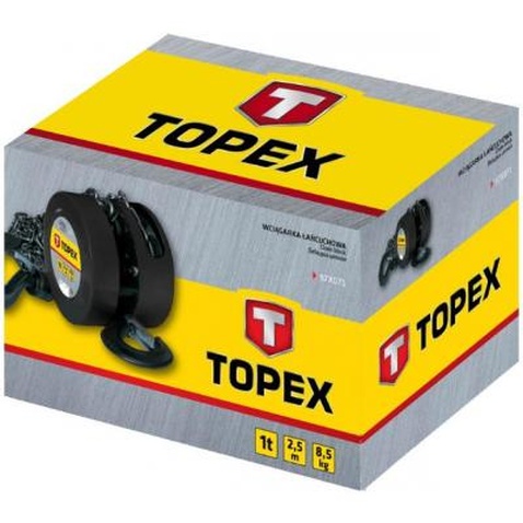 Лебідка Topex цепная 1т, 2.5 м (97X071)