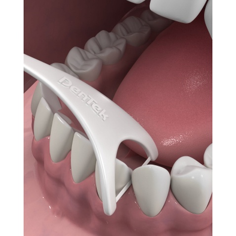 Флос-зубочистки DenTek Комфортне очищення Задні зуби 75 шт. (047701000892)
