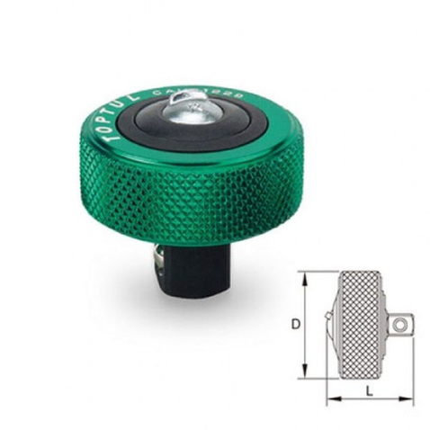 Тріскачка Toptul міні дискова 3/8" 52 зубці (CAUB1229)