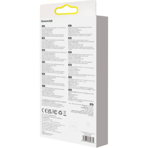 Порт-реплікатор Baseus 7-in-1 Metal Gleam Series Type-C to HDMI+USB+SD/TF Docking Station (WKWG020113)