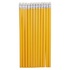 Олівець графітний H-Tone НВ, з гумкою, жовтий, уп. 12 шт (PENCIL-HT-JJ30105B)