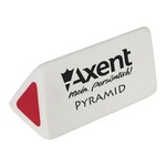 Гумка Axent soft Pyramid, white-red (display) (1187-А)