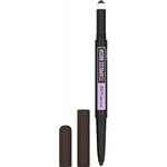 Олівець для брів Maybelline New York Express Brow Satin Duo Pencil 04 - Dark Brown (3600531087401)