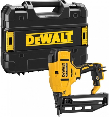 Цвяхозабивач  DeWALT 18В, діаметр/довжина цвяха 1.6/63 мм, кейс TSTAK (без АКБ та ЗП) (DCN662NT)