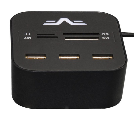 USB концентратор (Hub)  Frime Black , 3 порти