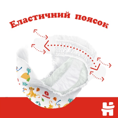 Підгузок Huggies Classic 3 (4-9 кг) Jumbo 58 шт (5029053543109)