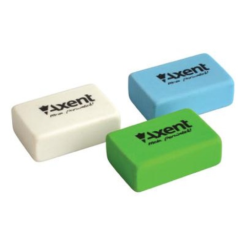 Гумка Axent soft, rectangular, color assortment (display) (1180-А)