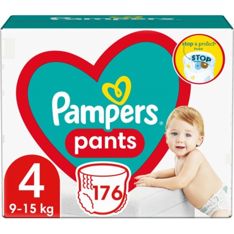 Підгузок Pampers трусики Pants Maxi Розмір 4 (9-15 кг) 176 шт (8006540068557)