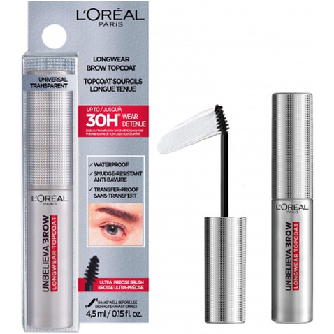 Гель для брів L'Oreal Paris Unbelieva Brow Topcoat 00 - Прозорий 4.5 мл (3600523956043)