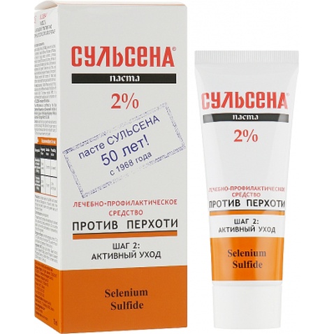Паста для догляду за волоссям Сульсена лікувально профілактична проти лупи 2% 75 мл (4823052201067)