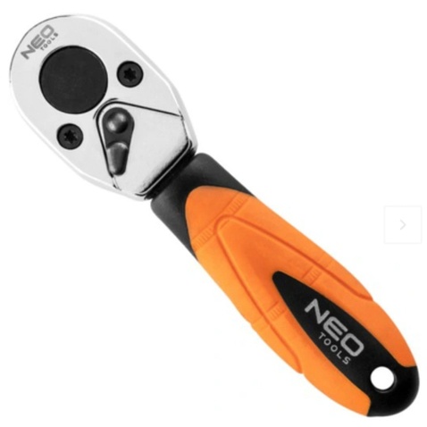 Тріскачка Neo Tools 1/4", 105 мм, CrV, 48 зубців (08-512)