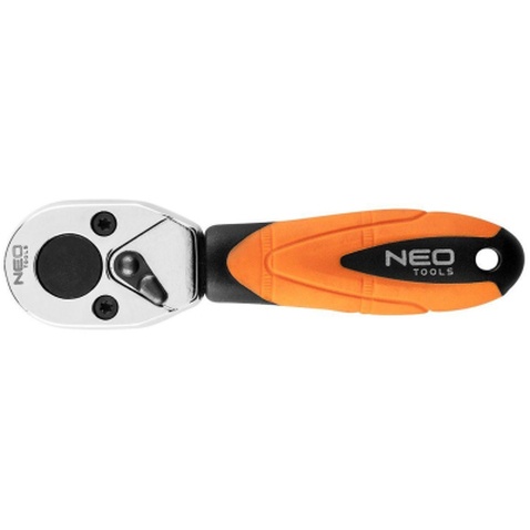 Тріскачка Neo Tools 1/4", 105 мм, CrV, 48 зубців (08-512)