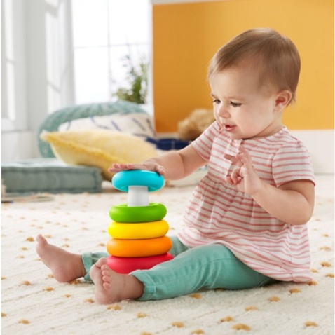 Розвиваюча іграшка Fisher-Price Пірамідка з еко-матеріалів (GRF09)
