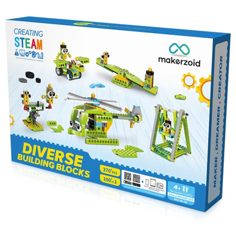 Конструктор Makerzoid Diverse Building Blocks (MKZ-BK-DB)