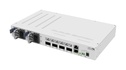 Комутатор MikroTik CRS504-4XQ-IN (4x100G QSFP28 , 1xFE LAN, POE-IN, DC JACK, 2-PIN, Dual PSU)