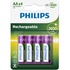 Акумулятор  Philips R6/AA MULTILIFE 2600/B4 2600mAh Blister/4pcs