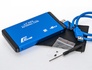 Кишеня зовнішня Frime SATA HDD/SSD 2.5", USB 3.0, Metal, Blue (FHE22.25U30)