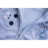 Набір дитячого одягу Luvena Fortuna велюровий блакитний c капюшоном (EP6206.NB)