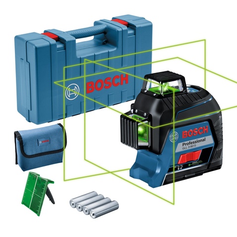 Нівелір лазерний Bosch GLL 3-80 G у кейсі (0.601.063.Y00)