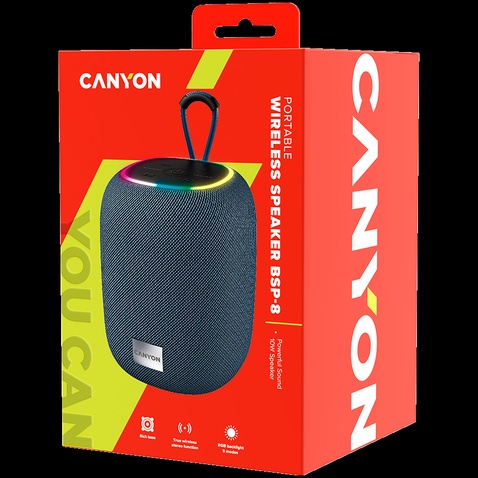Портативна колонка  Canyon BSP-8 Grey (CNE-CBTSP8G)
