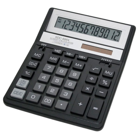 Калькулятор Citizen SDC-888XBK