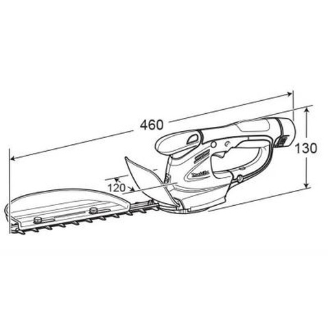 Кущоріз Makita для живой изгороди (UH200DWX)