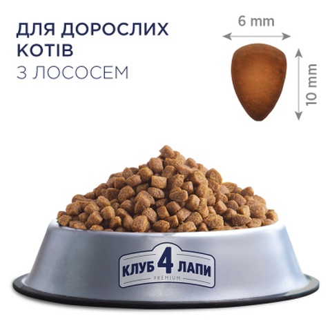 Сухий корм для кішок Club 4 Paws Преміум. З лососем 300 г (4820083909221)