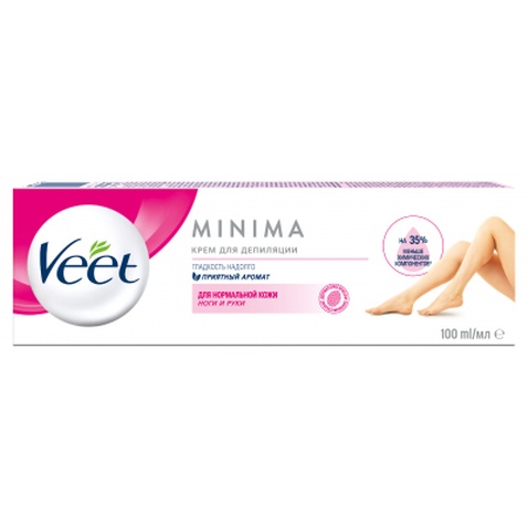 Крем для депіляції Veet Minima для нормальної шкіри 100 мл (4680012390113)