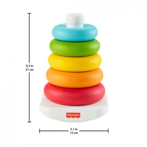 Розвиваюча іграшка Fisher-Price Пірамідка з еко-матеріалів (GRF09)