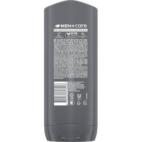 Гель для душу Dove Men+Care Чистота та комфорт 400 мл (8717644683149)