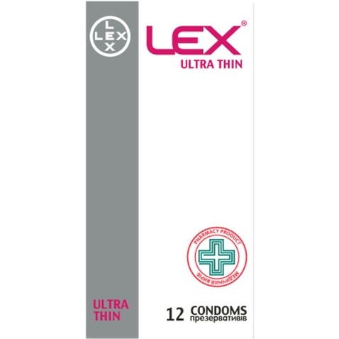 Презервативи Lex Condoms Ultra Thin 12 шт. (4820144771958)