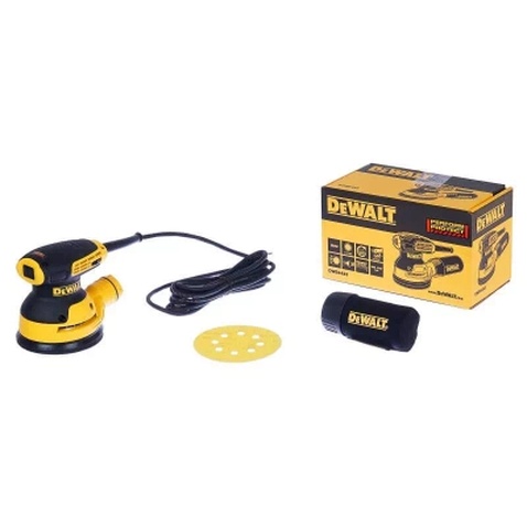 Шліфувальна машина DeWALT 280 Вт, 125 мм, 8000-12000 об/хв, 1.28 кг (DWE6423)