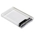 Кишеня зовнішня AgeStar 2.5", USB 3.2, 12.5 mm /15 mm HDD/SSD Transparent (3UB2P6 (Transparent))
