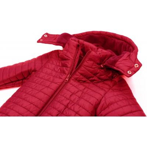Куртка Verscon з капюшоном стеганая (3379-104G-red)