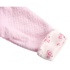 Набір дитячого одягу Luvena Fortuna велюровий рожевий з кроликом (EP6149.NB)