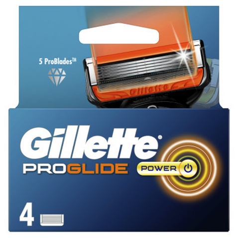 Змінні касети Gillette Fusion ProGlide Power 4 шт (7702018085576)