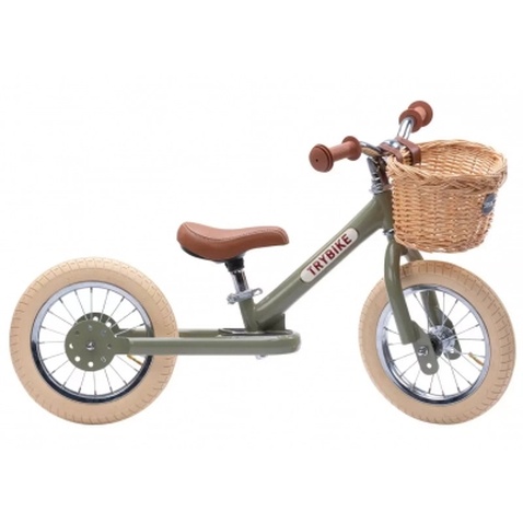 Біговел Trybike балансуючий оливковий (TBS-2-GRN-VIN)