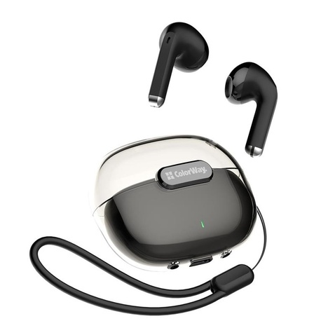 Навушники СolorWay Slim TWS-2 Earbuds Black (CW-TWS2BK)